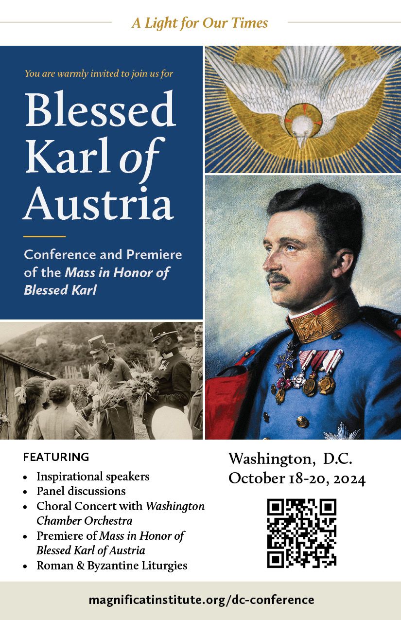 Conference and Premiere of Mass in Honor of Blessed Karl of Austria