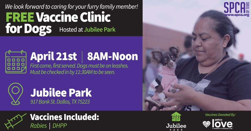 FREE Vaccine Clinic for Dogs