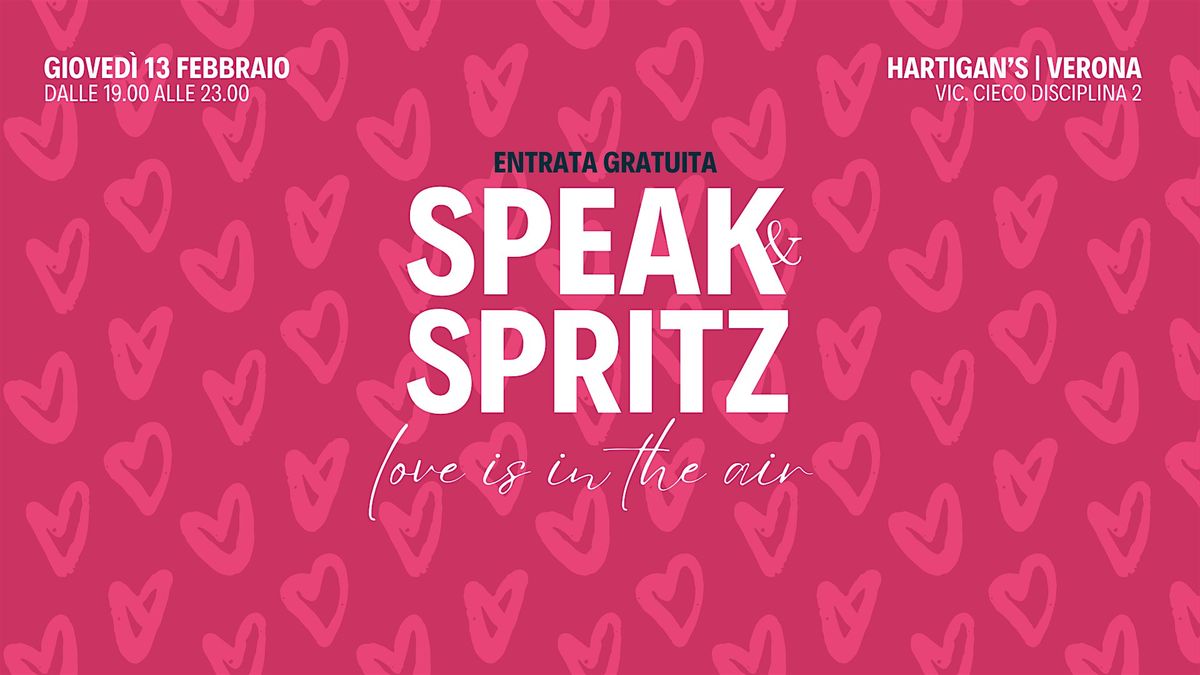 Speak and Spritz | Love is in the Air | Aperitivo Linguistico