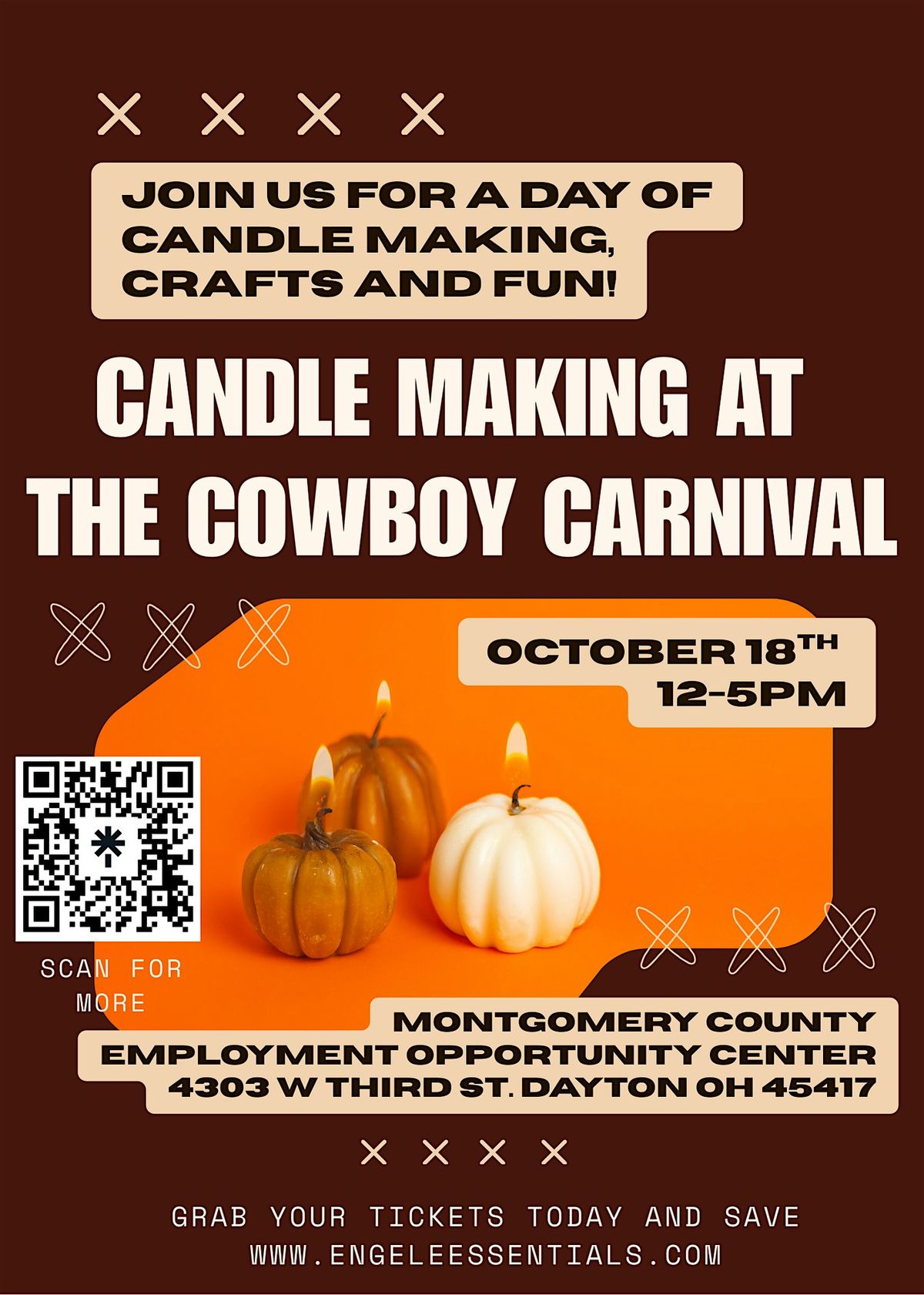 Candle Making at the Cowboy Carnival Harvest Festival