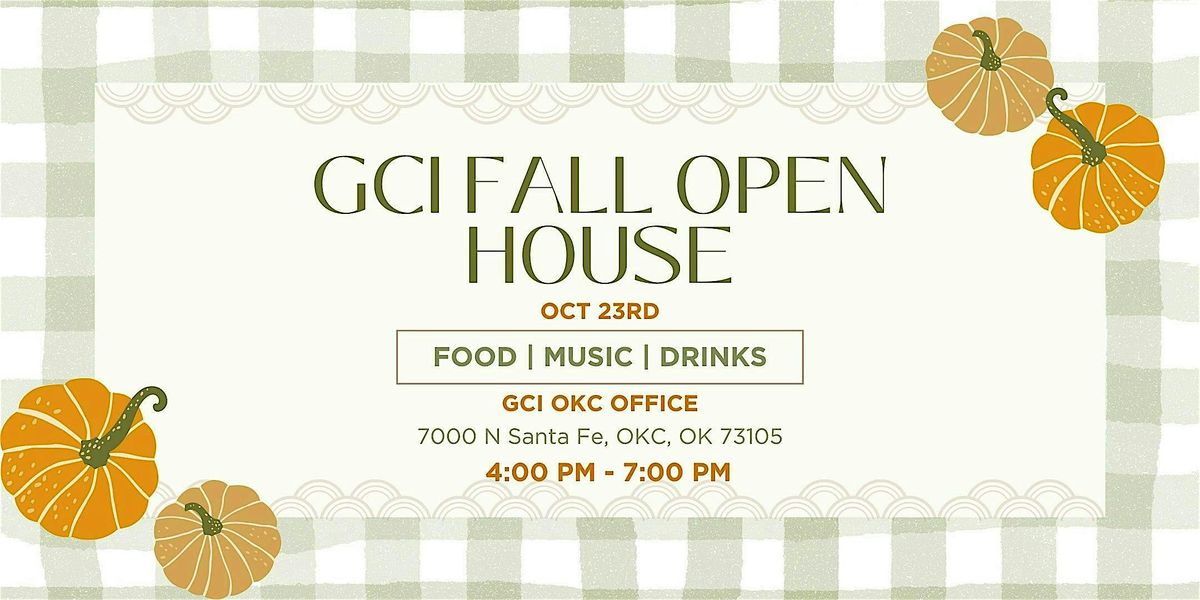 GCI Fall Open House