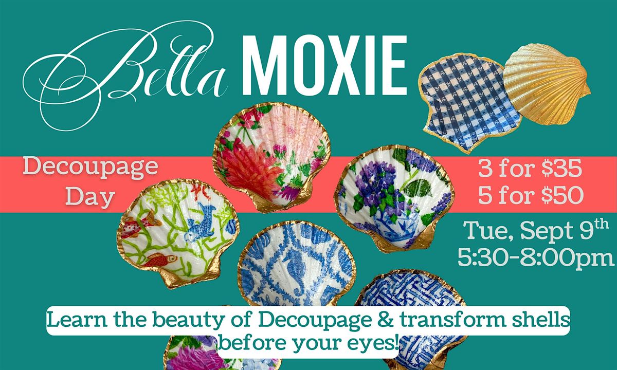 Decoupage Shells