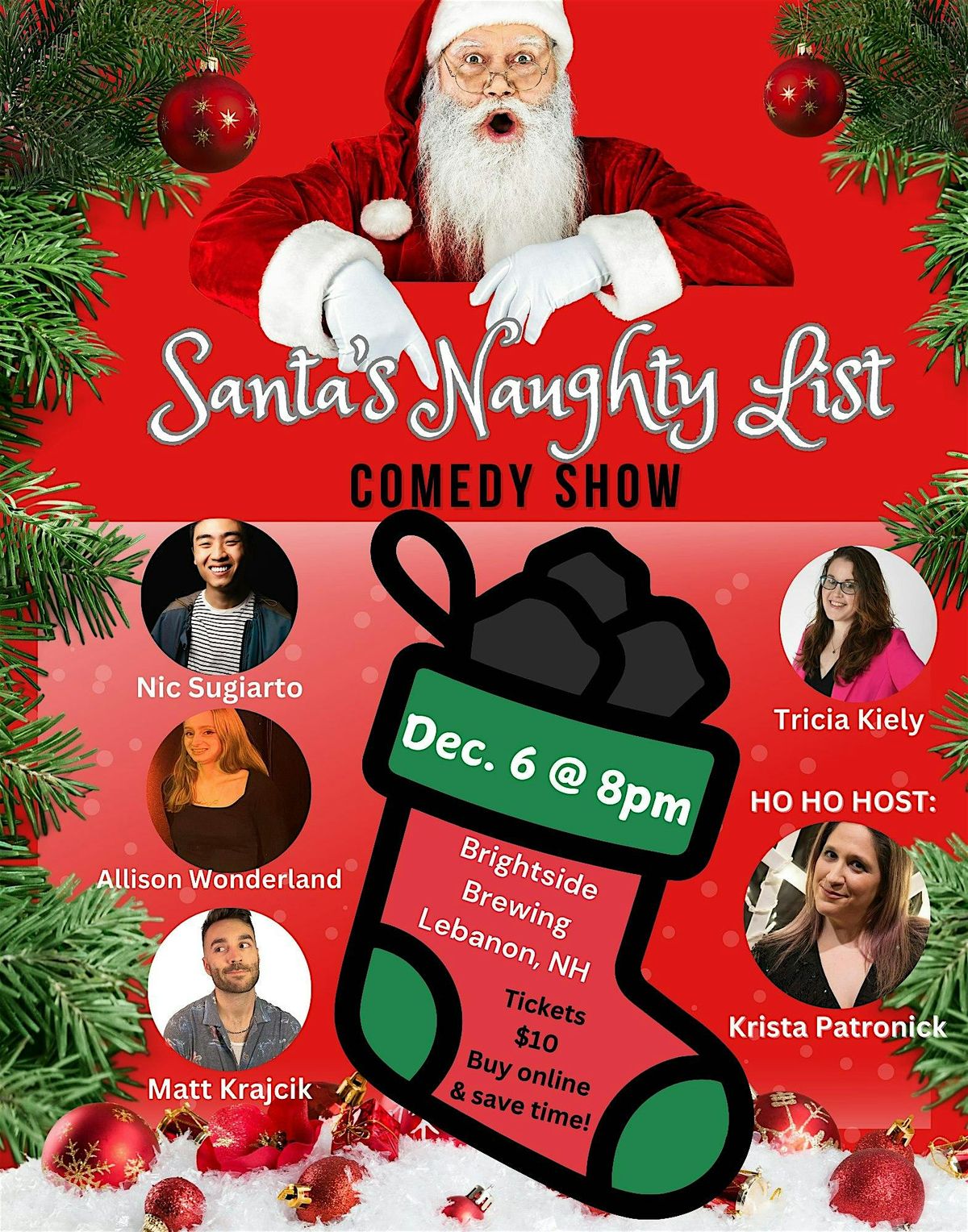 Santa\u2019s Naughty List Comedy Show