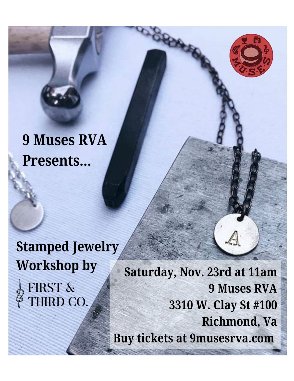 Stamped Jewelry Workshop