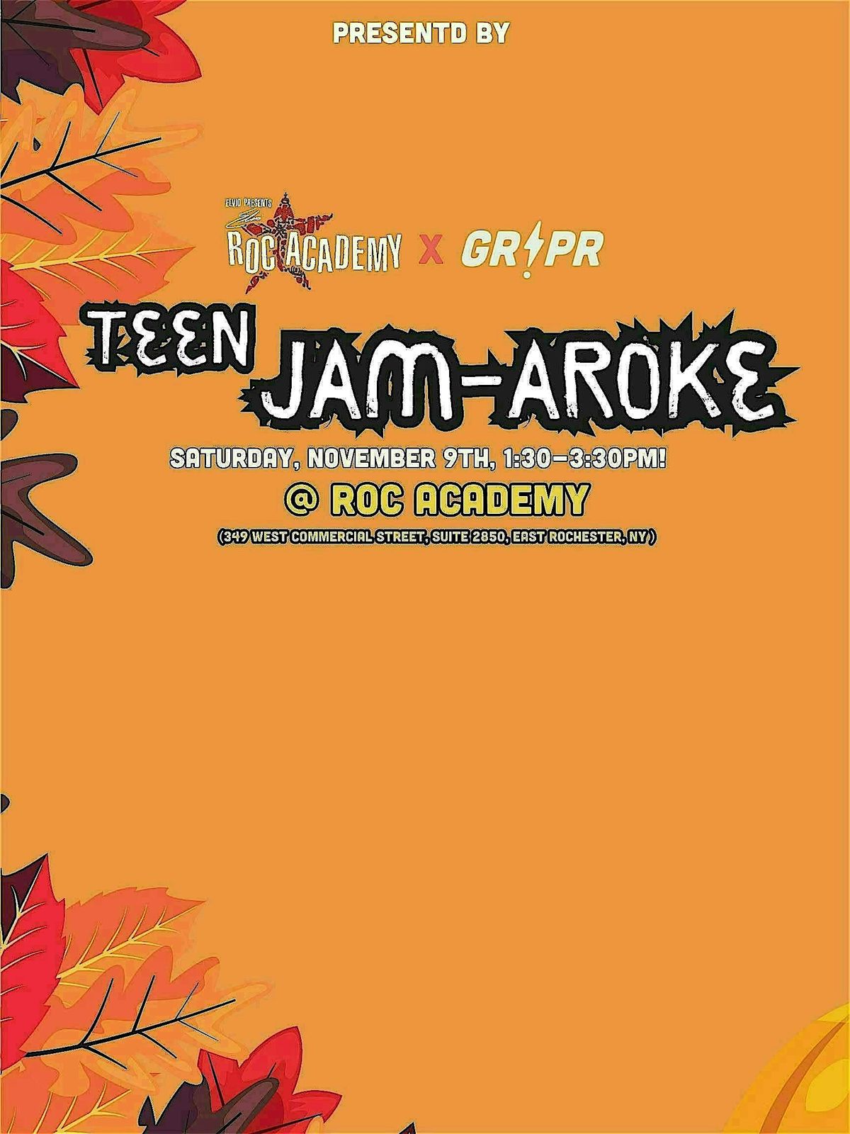 Teen Friendsgiving Jam-aroke!