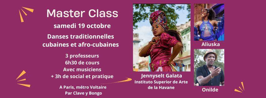 Master Class de danses traditionnelles cubaines et afro-cubaines