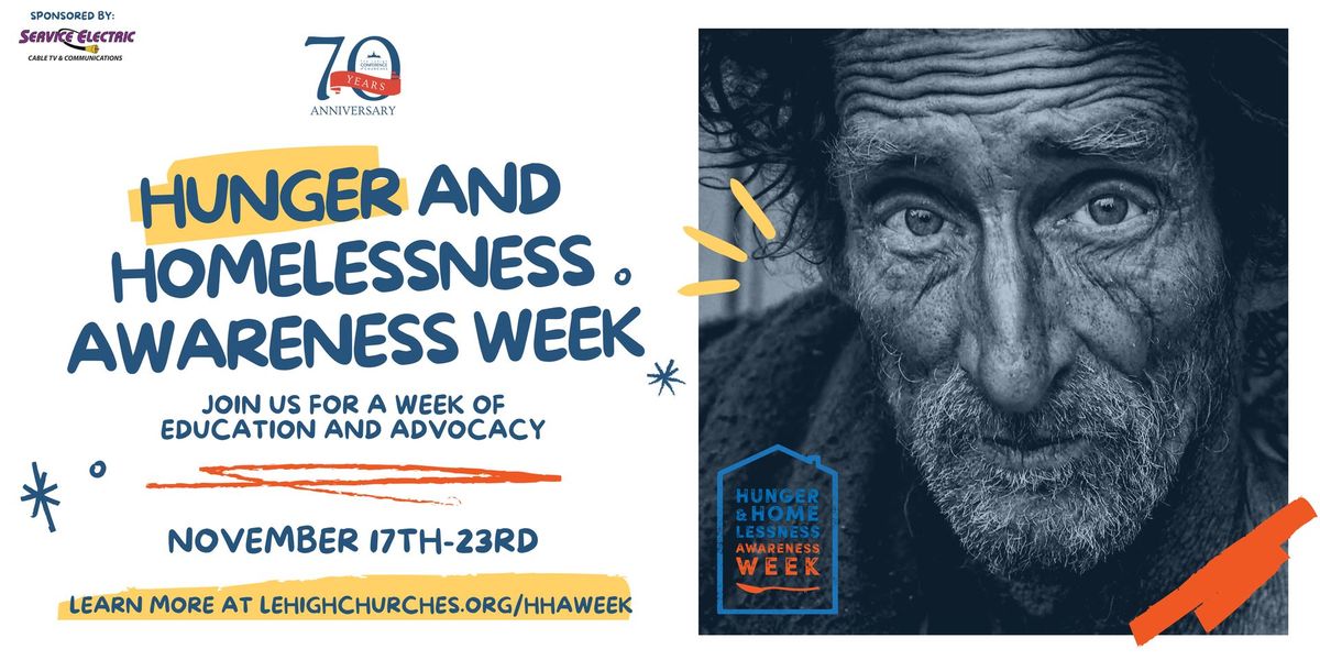 3rd Annual: Hunger and Homelessness Awareness Week