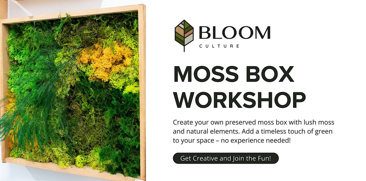 Preserved Moss Box Workshop