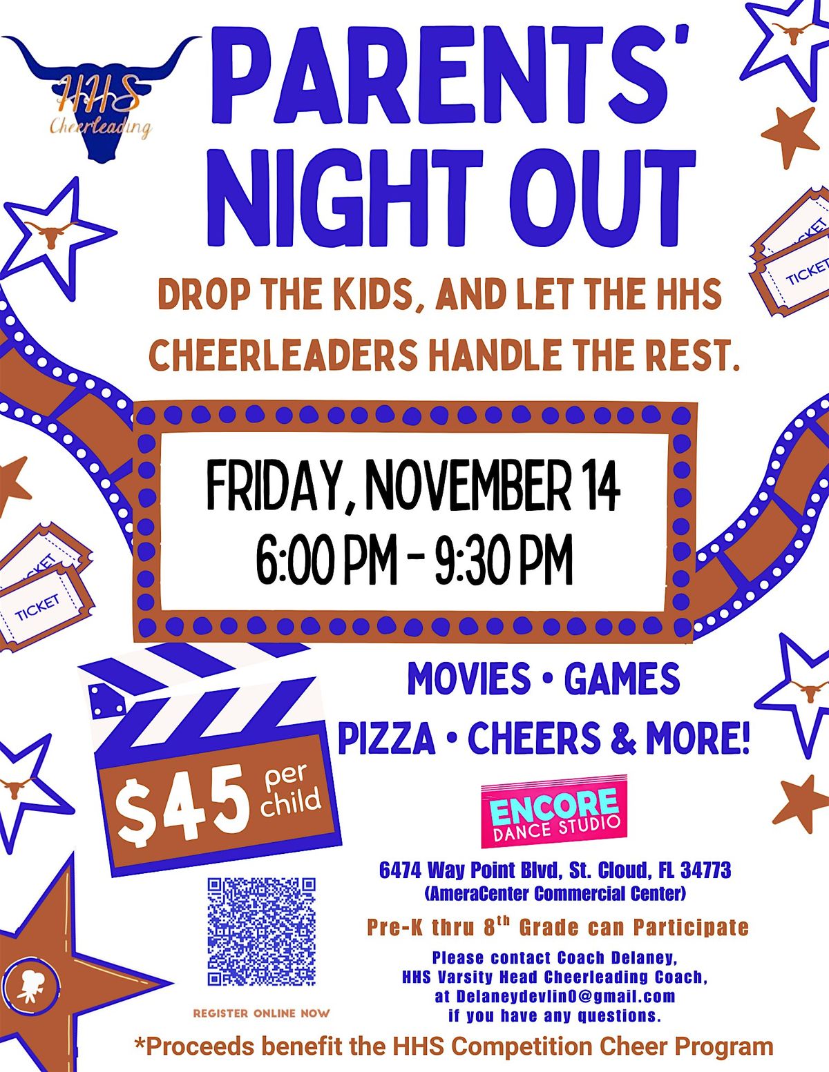 Parents' Night Out By HHS Cheer