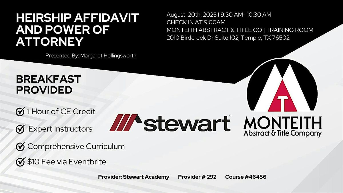 Heirship Affidavit and Power of Attorney