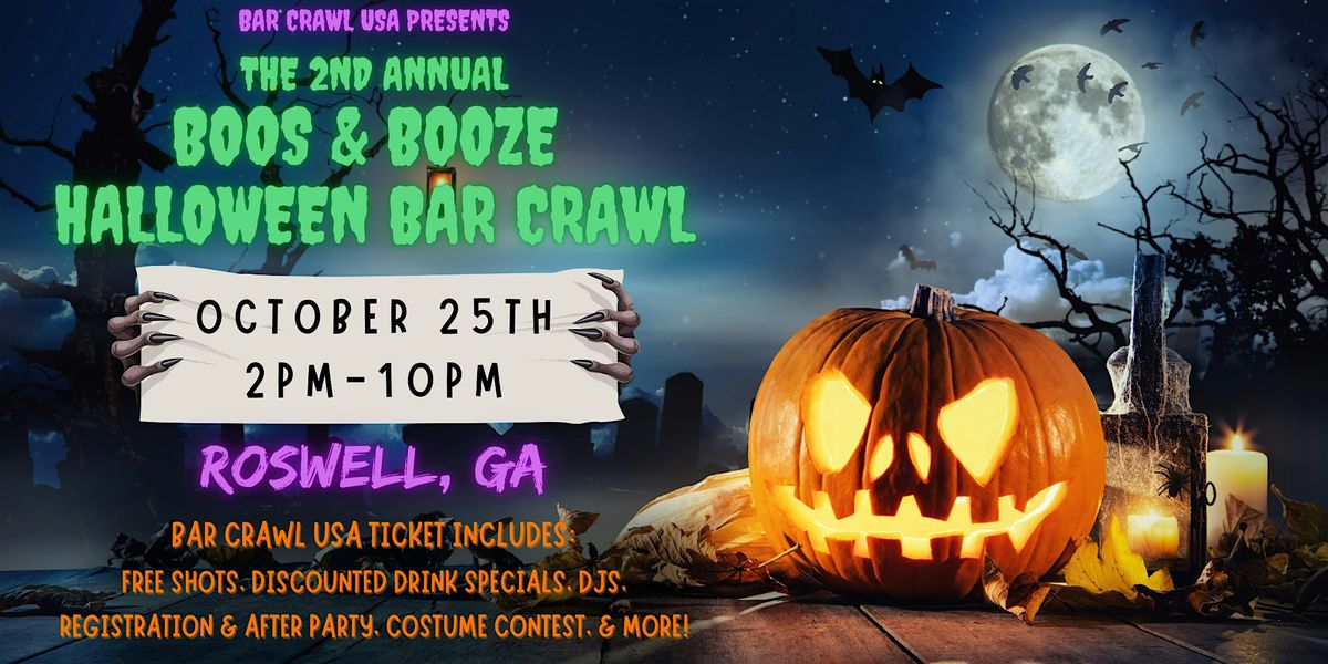 Roswell Boos & Booze Halloween Bar Crawl: 2nd Annual