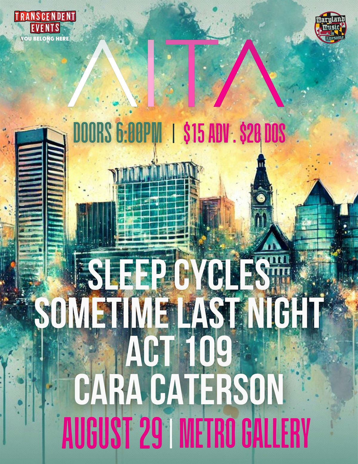 AITA \u2022 Sleep Cycles \u2022 Sometime Last Night \u2022 Act109 \u2022 Cara Caterson