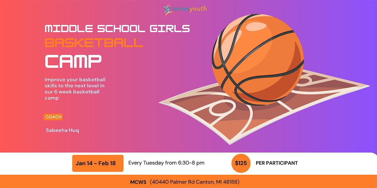 Middle School Girls Basketball Camp