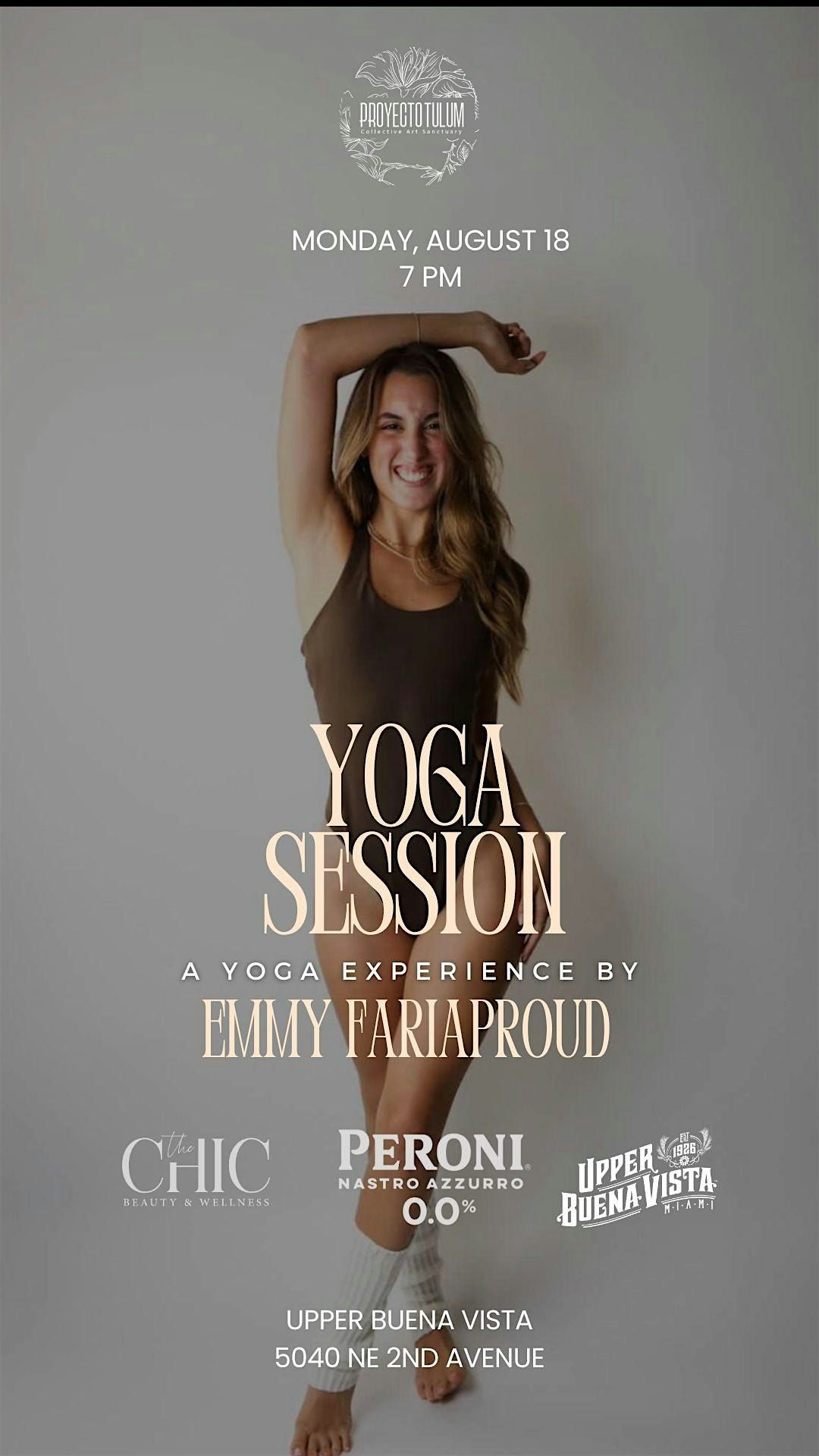 Yoga session by Emmy fariaproud | Proyecto Tulum community