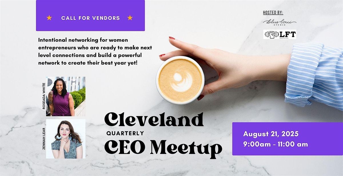 Cleveland CEO Meetup for women entrepreneurs