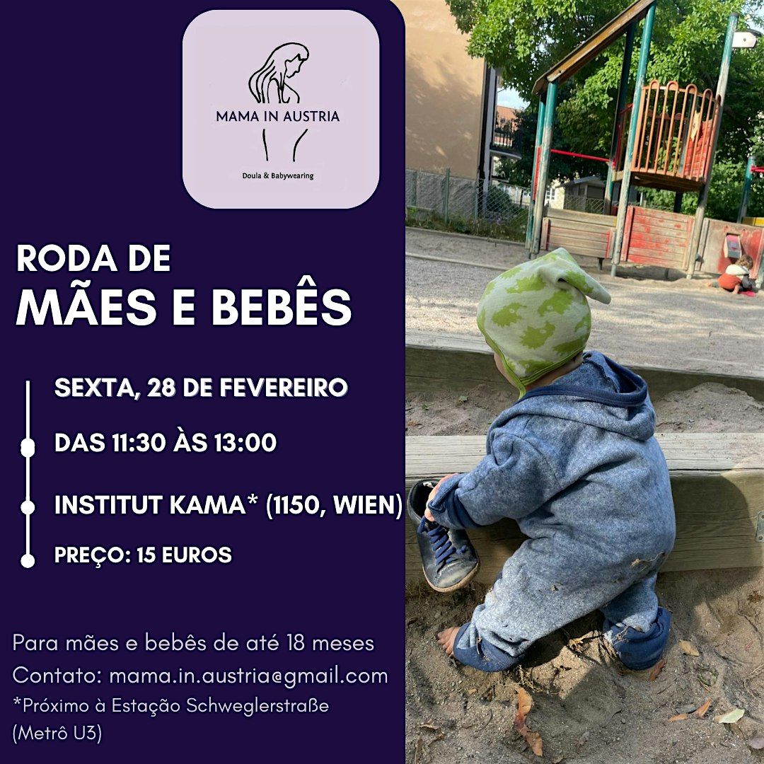 Roda de m\u00e3es e beb\u00eas:  de porta-beb\u00eas a sapatos barefoot