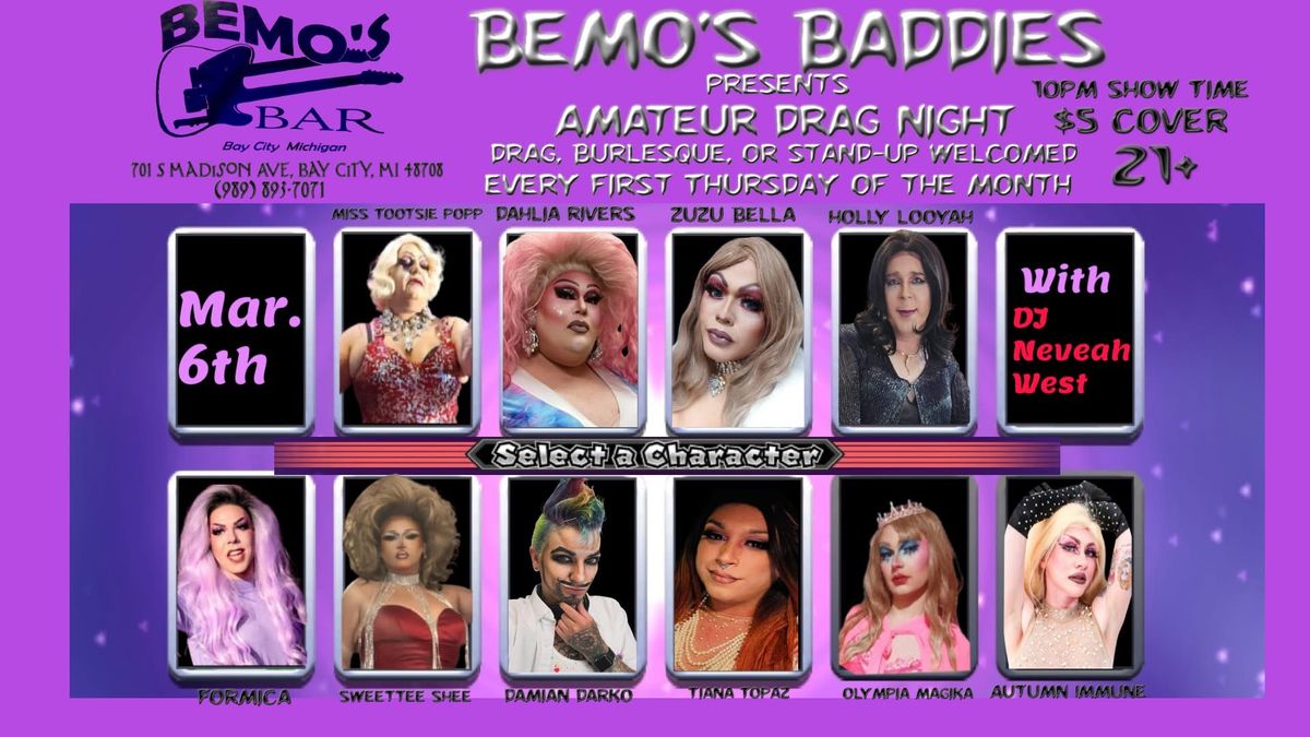 Bemo\u2019s Amateur Drag night