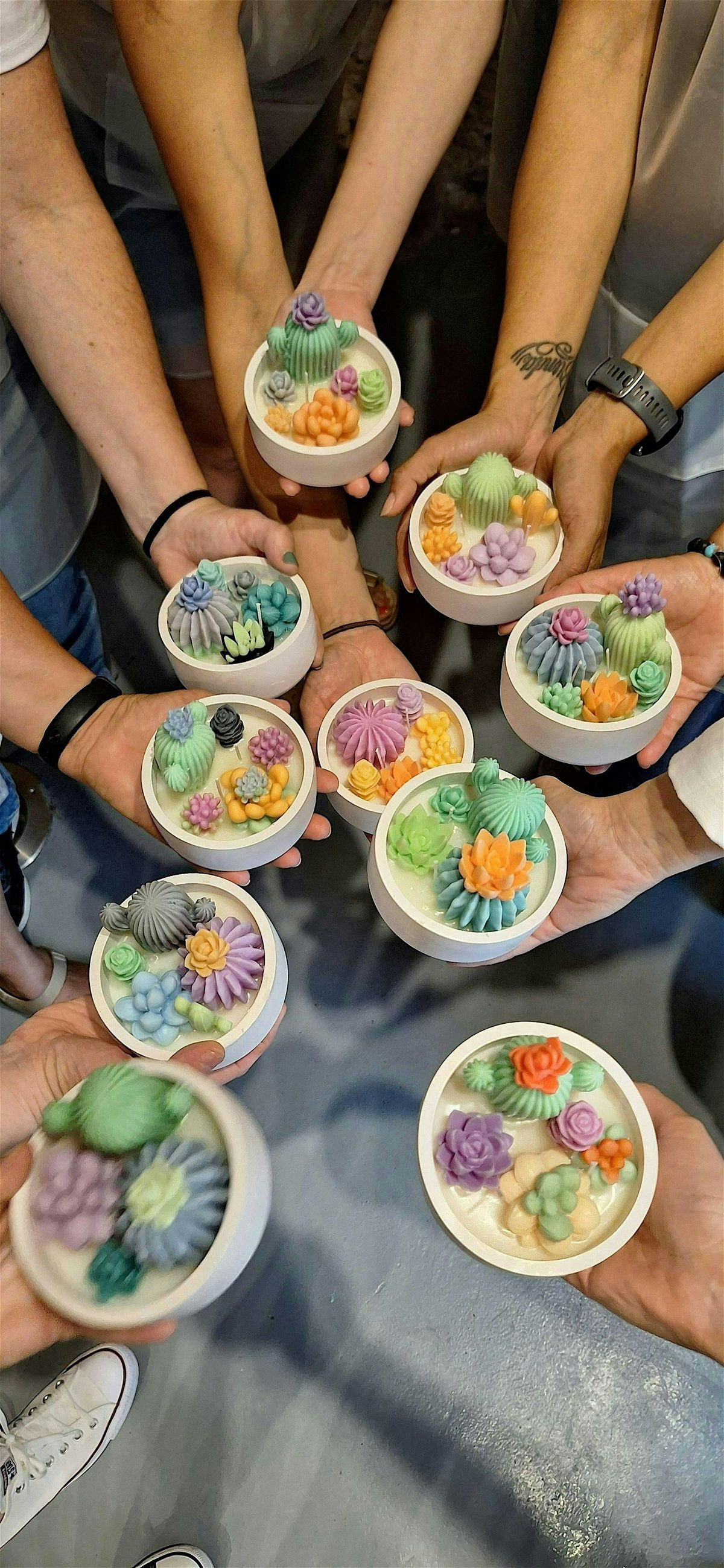 DIY Craft Night for Women: Handmade Happiness - Cactus Candle  \u2728