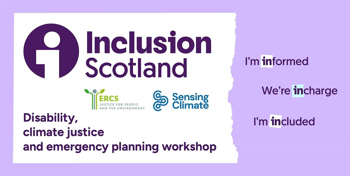 Disability, Climate Justice and Emergency Planning Workshop