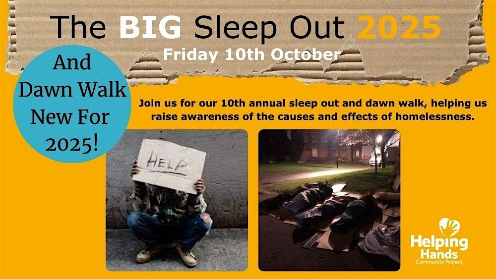 Big Sleepout And Dawn Walk 2025 - Helping Hands Community Project