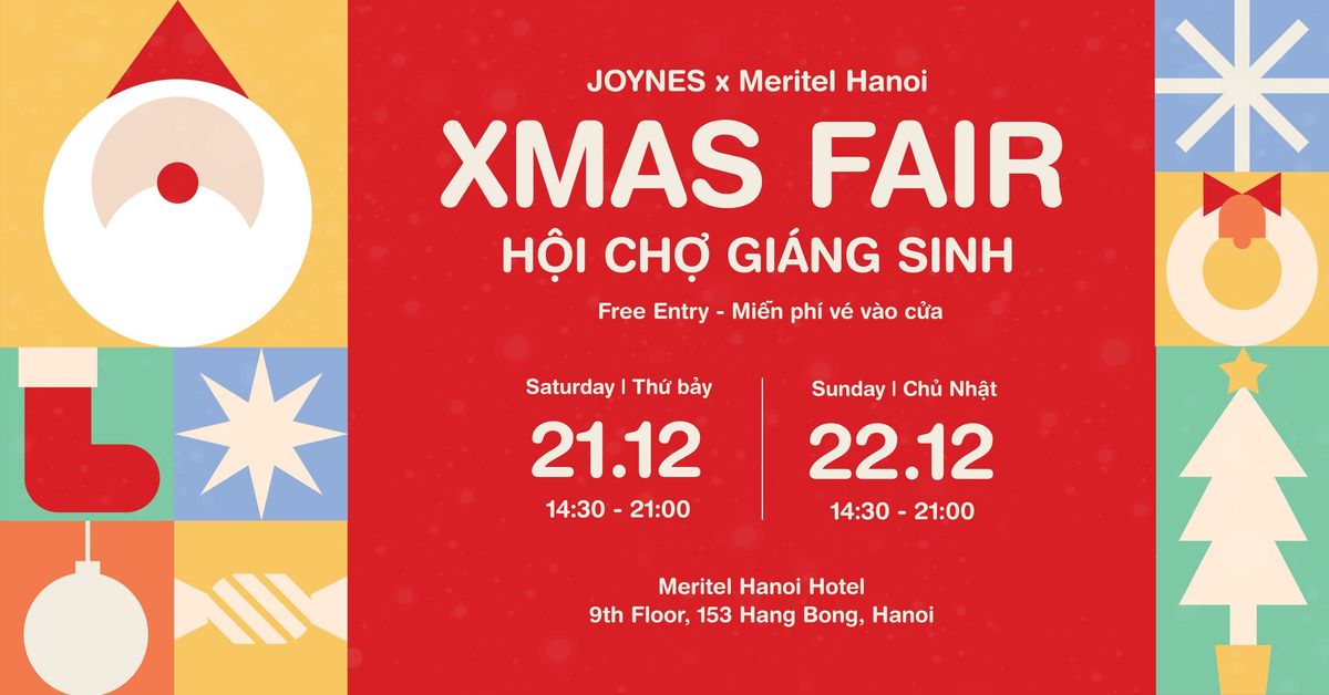 XMAS FAIR - H\u1ed8I CH\u1ee2 GI\u00c1NG SINH