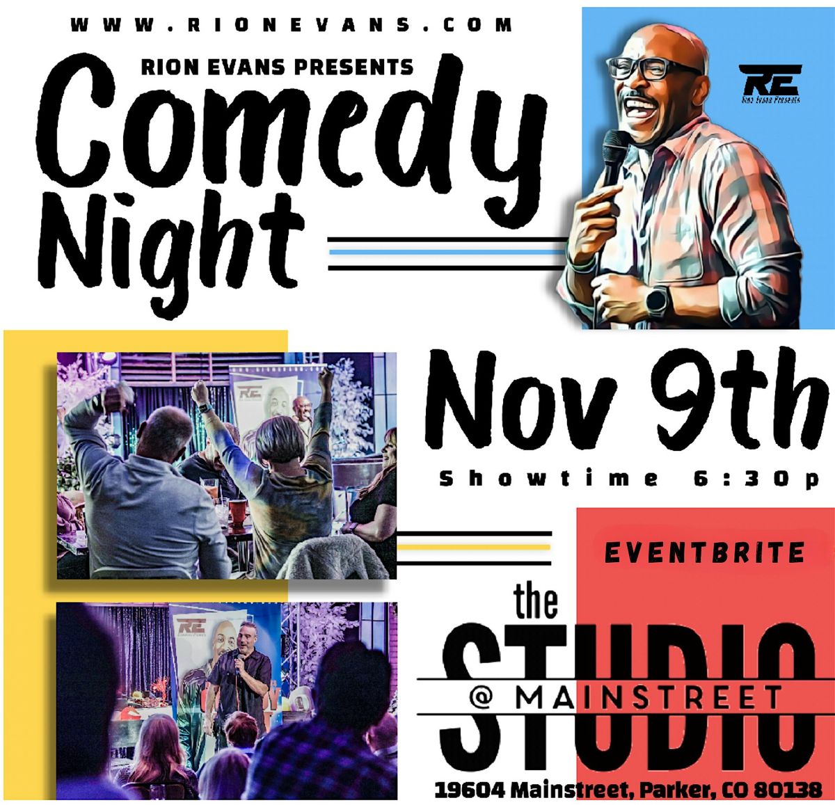 RION EVANS Comedy Night @ The Studio