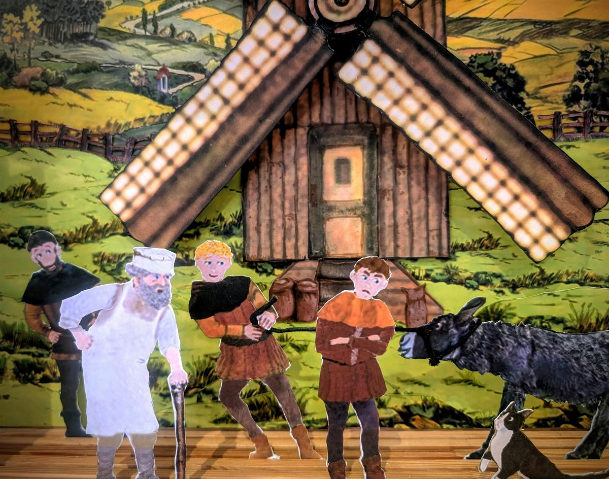 Puss in Boots - a famous tale retold for paper theatre by Sarah Peasgood