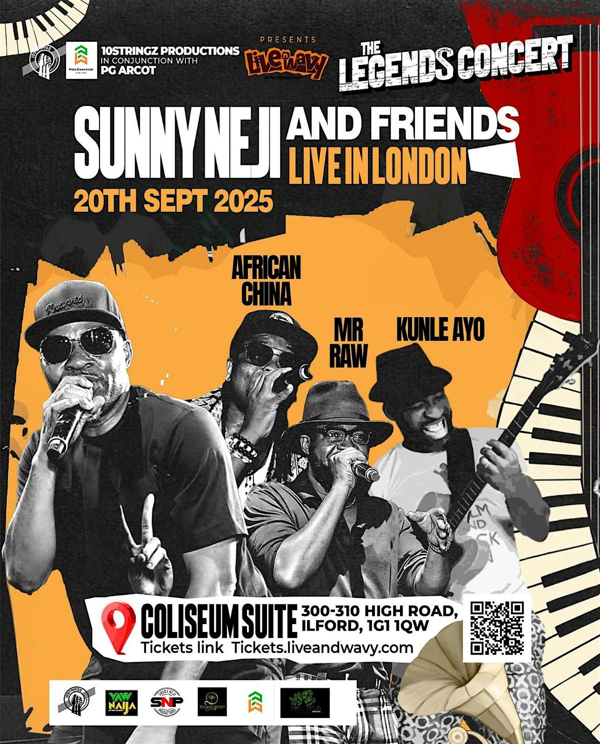 THE LEGENDS CONCERT WITH SUNNY NEJI AND FRIENDS LONDON