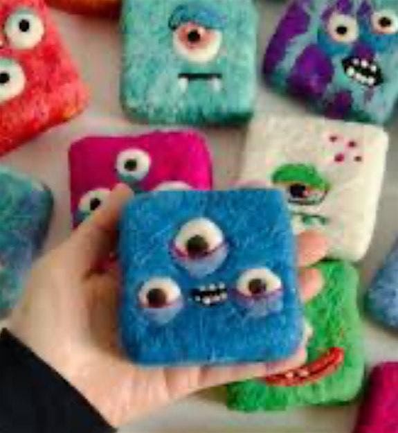 After School Studio: Soap in a Coat Needle Felting