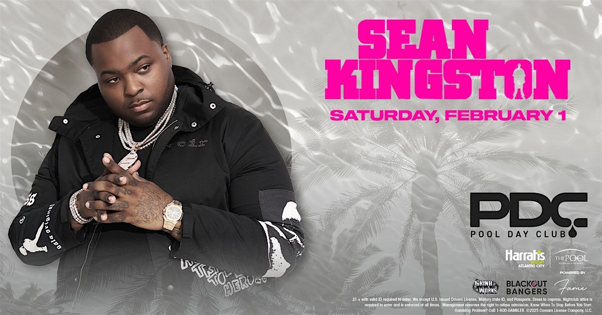 SEAN KINGSTON at The Pool Day Club - Harrahs AC