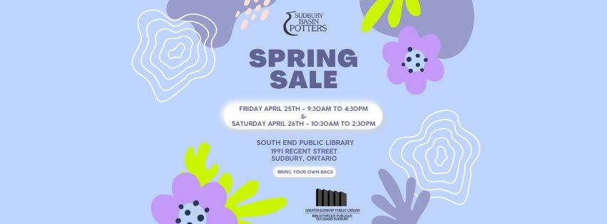 Sudbury Basin Potters Spring Sale