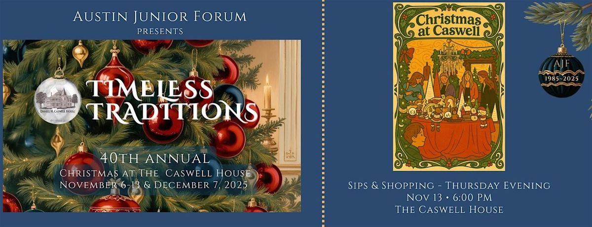 Christmas at the Caswell House: Sips & Shopping - Thursday Evening