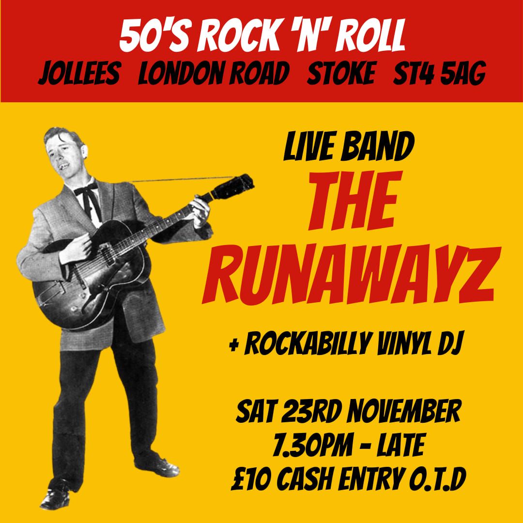 The Runawayz Live at Jollees (Stoke)