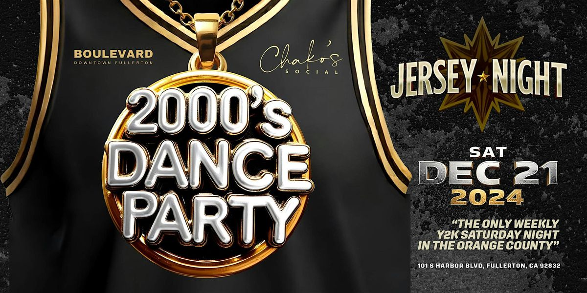 Throwback Jersey Night! 2000s Music All Night Long  in Orange County