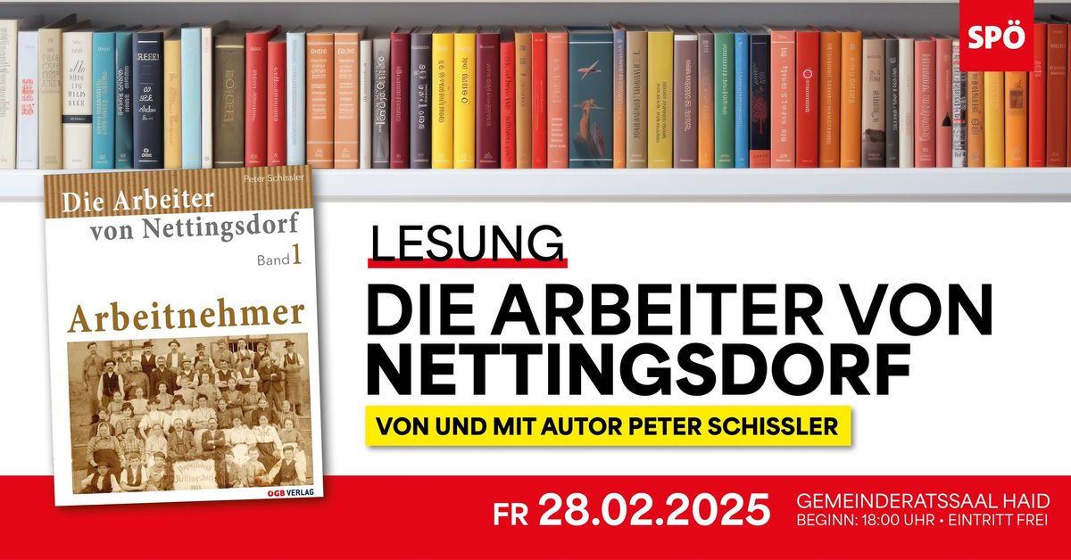 Lesung: Die Arbeiter von Nettingsdorf