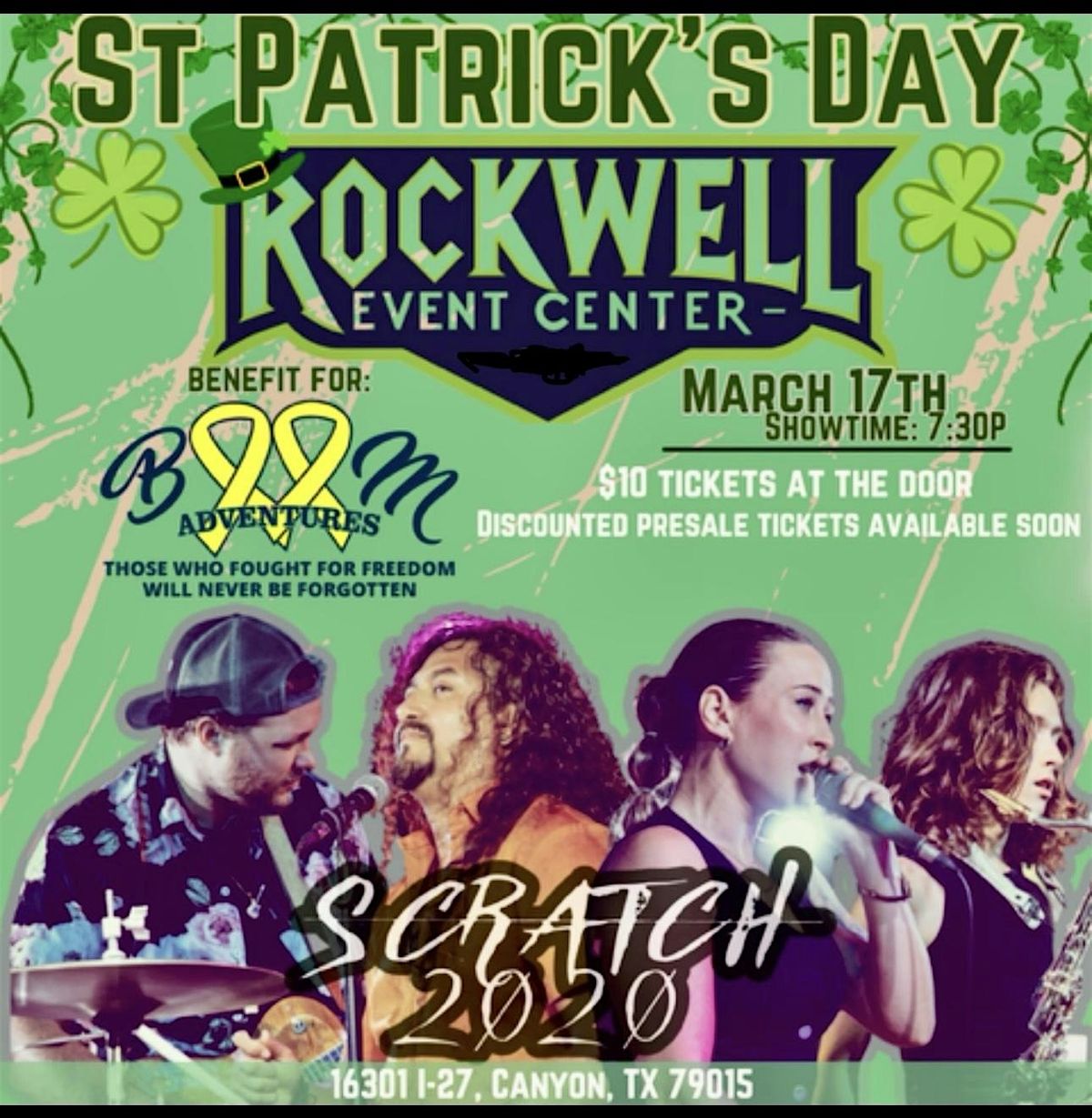 ST PATRICK'S DAY BOOM BENEFIT BASH