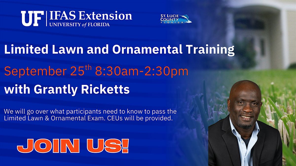 Limited Lawn and Ornamental Training