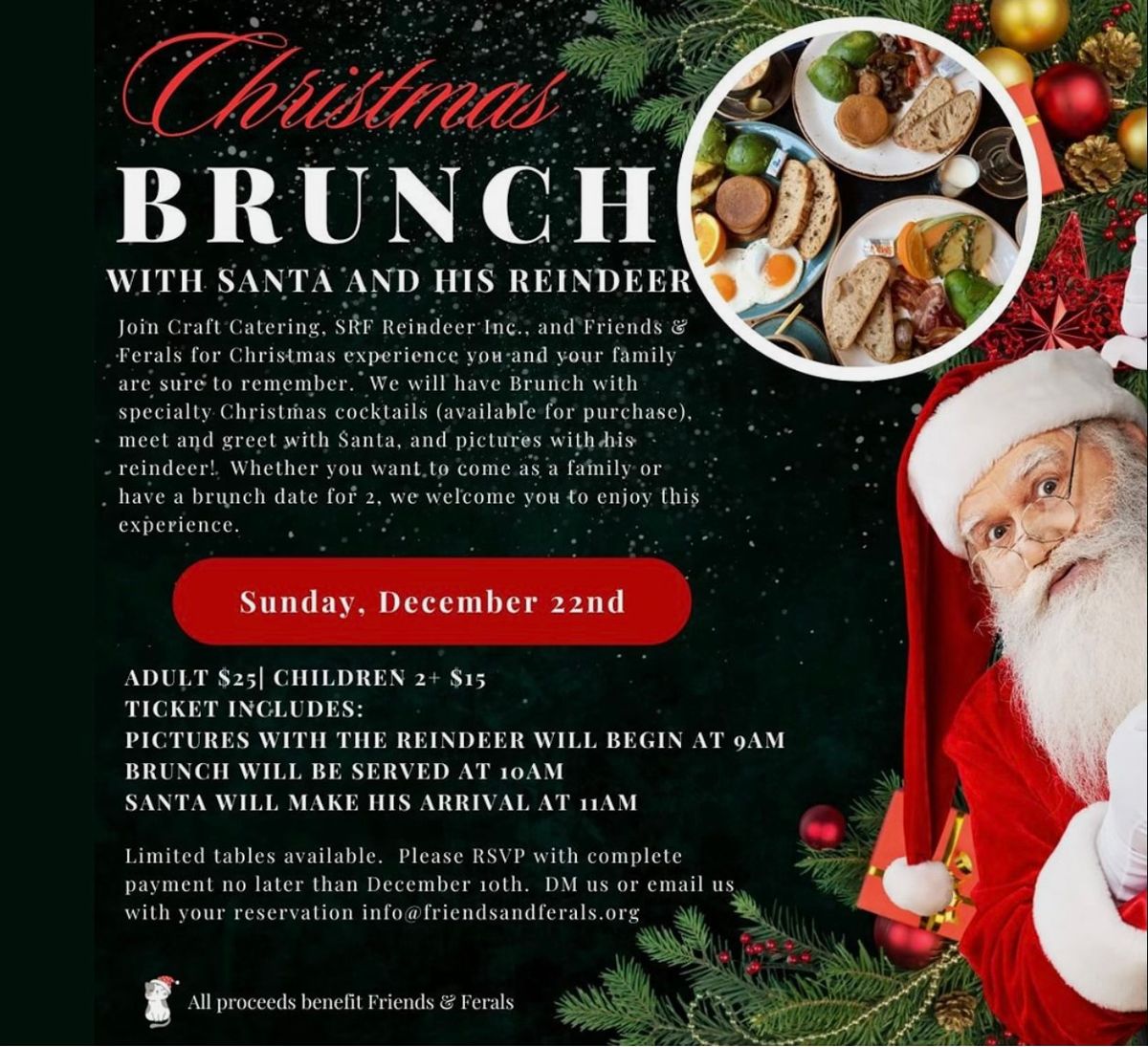 Santa Brunch Benefitting Friends & Ferals