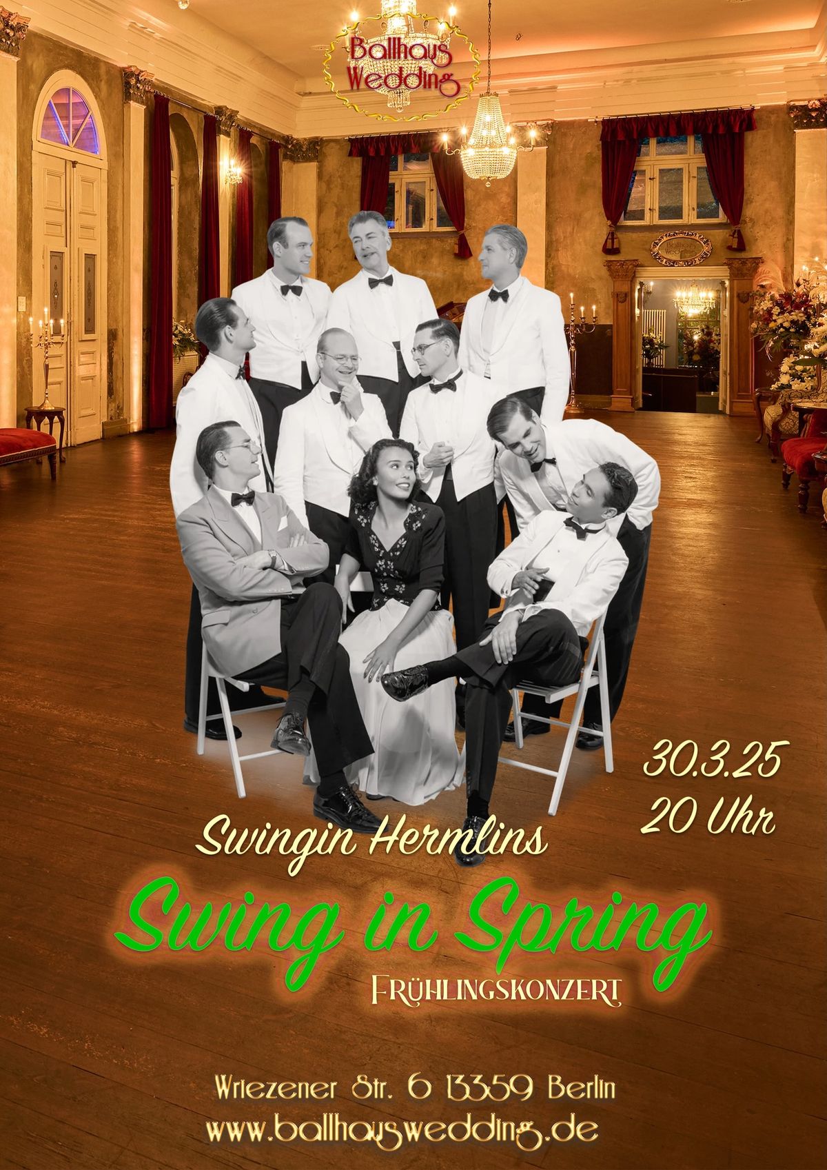 The Swingin Hermlins - das Ballhaus Swing Fr\u00fchlingskonzert