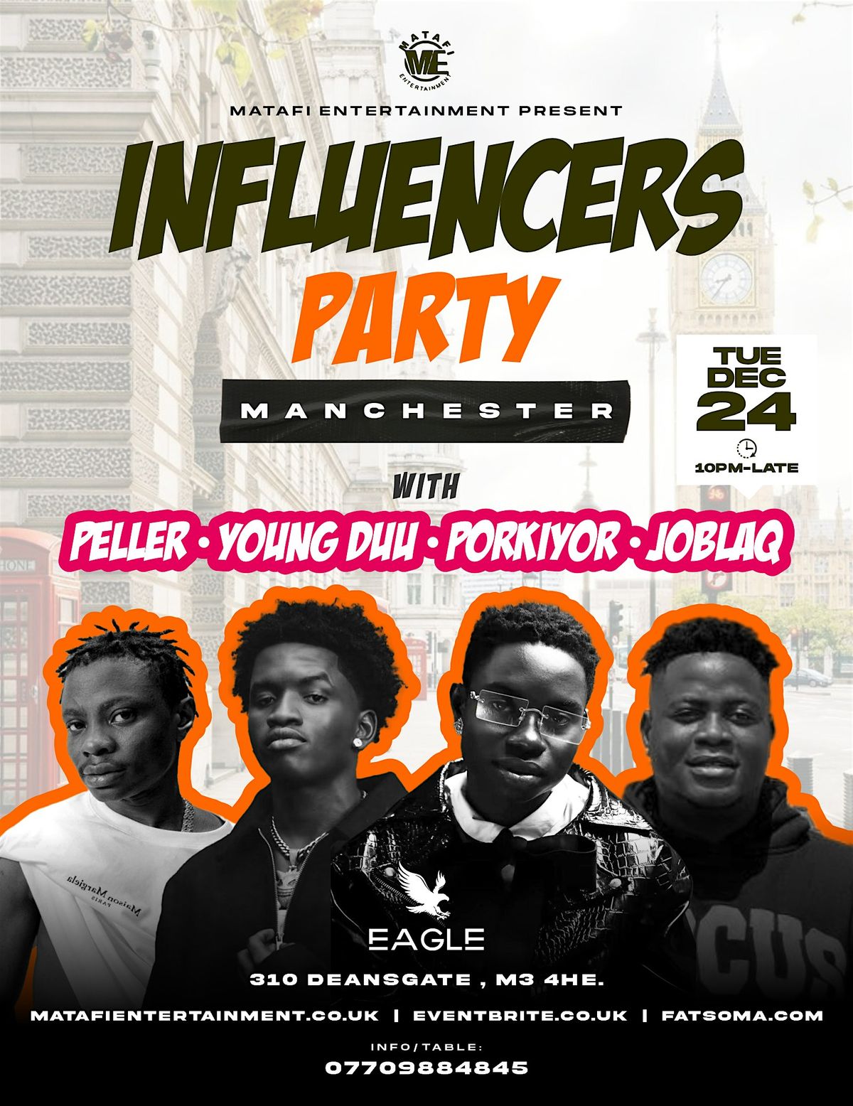 INFLUENCERS PARTY with PELLER & FRIENDS - Afrobeats\/HipHop\/Amapiano