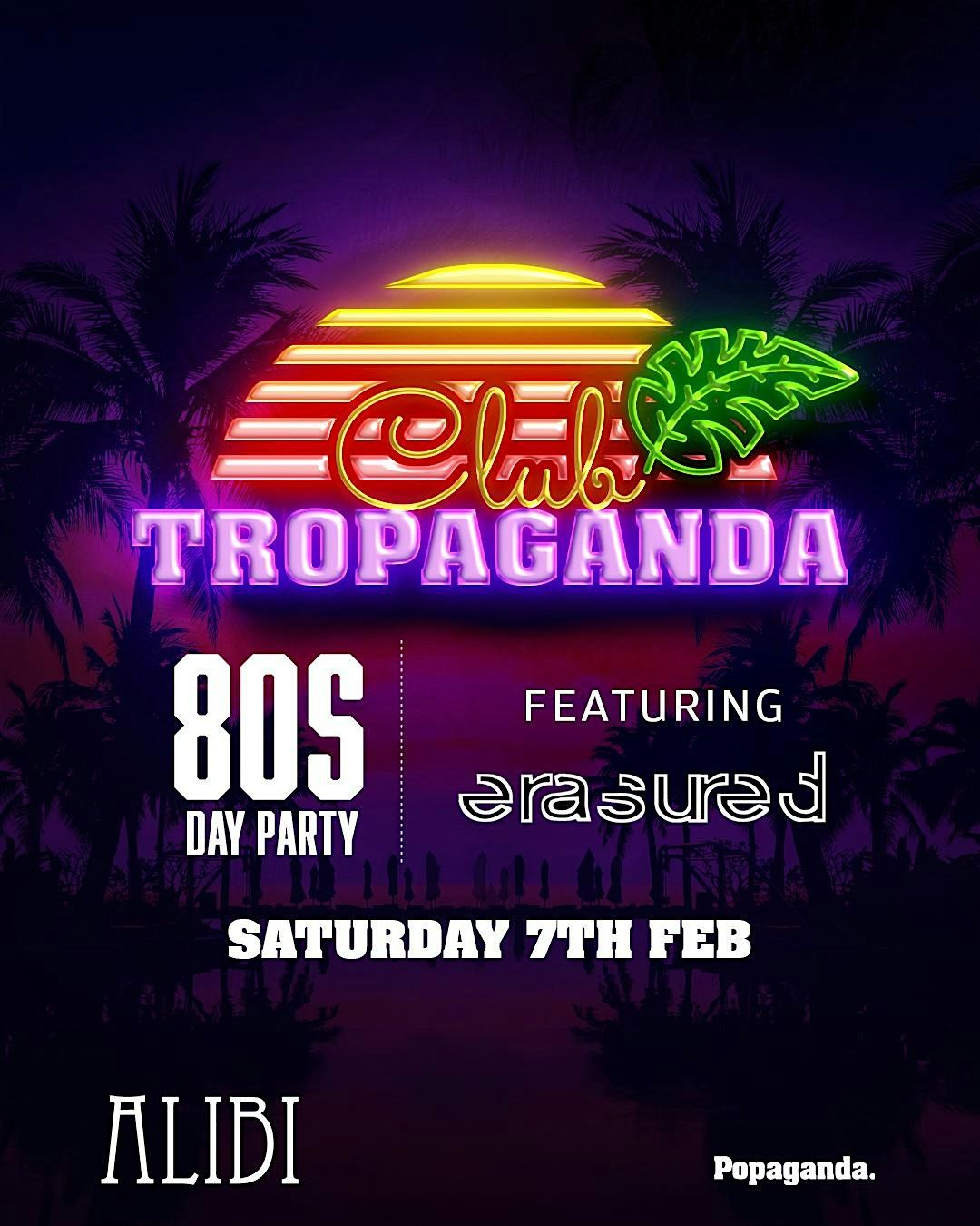 CLUB TROP : 80s DAY PARTY BELFAST