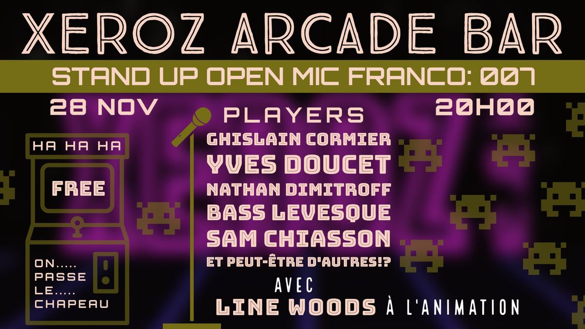 Stand-up Open Mic  Franco: 007