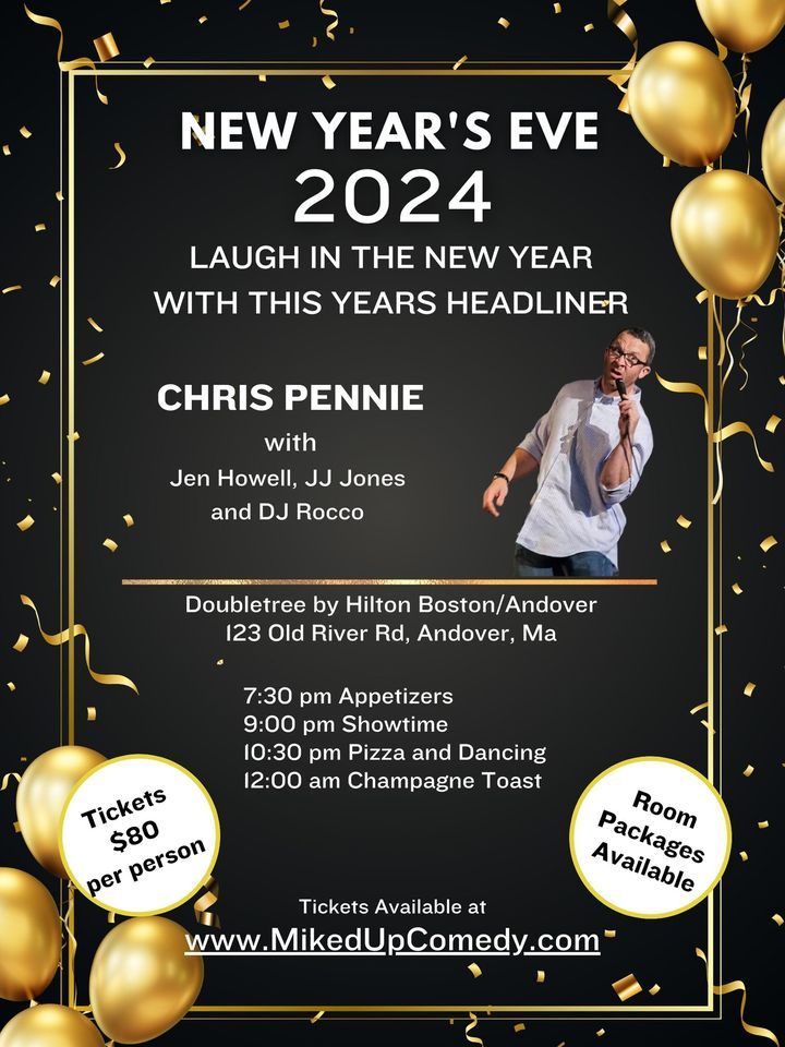 Doubletree Hilton Boston\/Andover New Years Eve Celebration