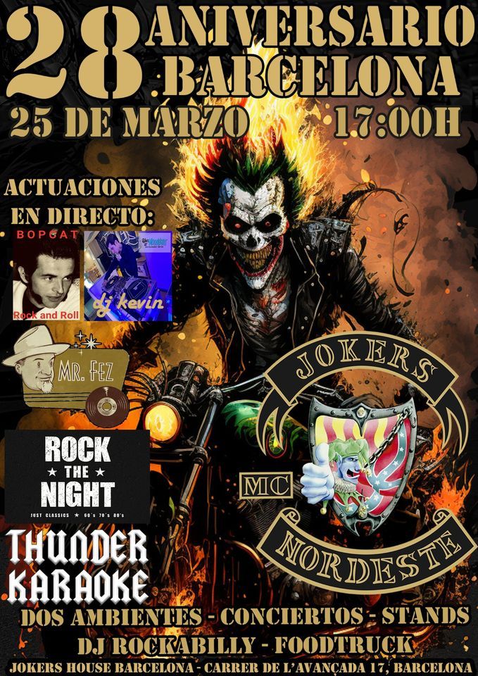 XXVIII ANIVERSARIO JOKERS MC