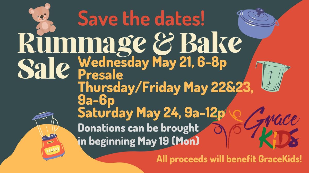 Rummage & Bake Sale!