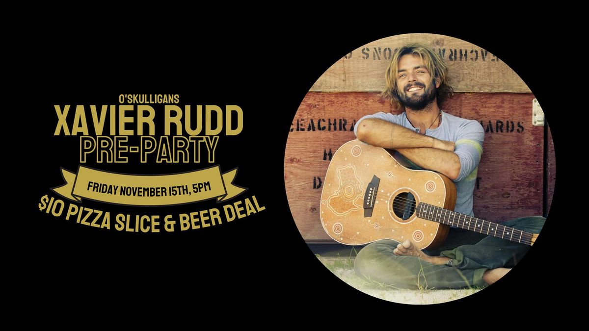 XAVIER RUDD PRE-PARTY