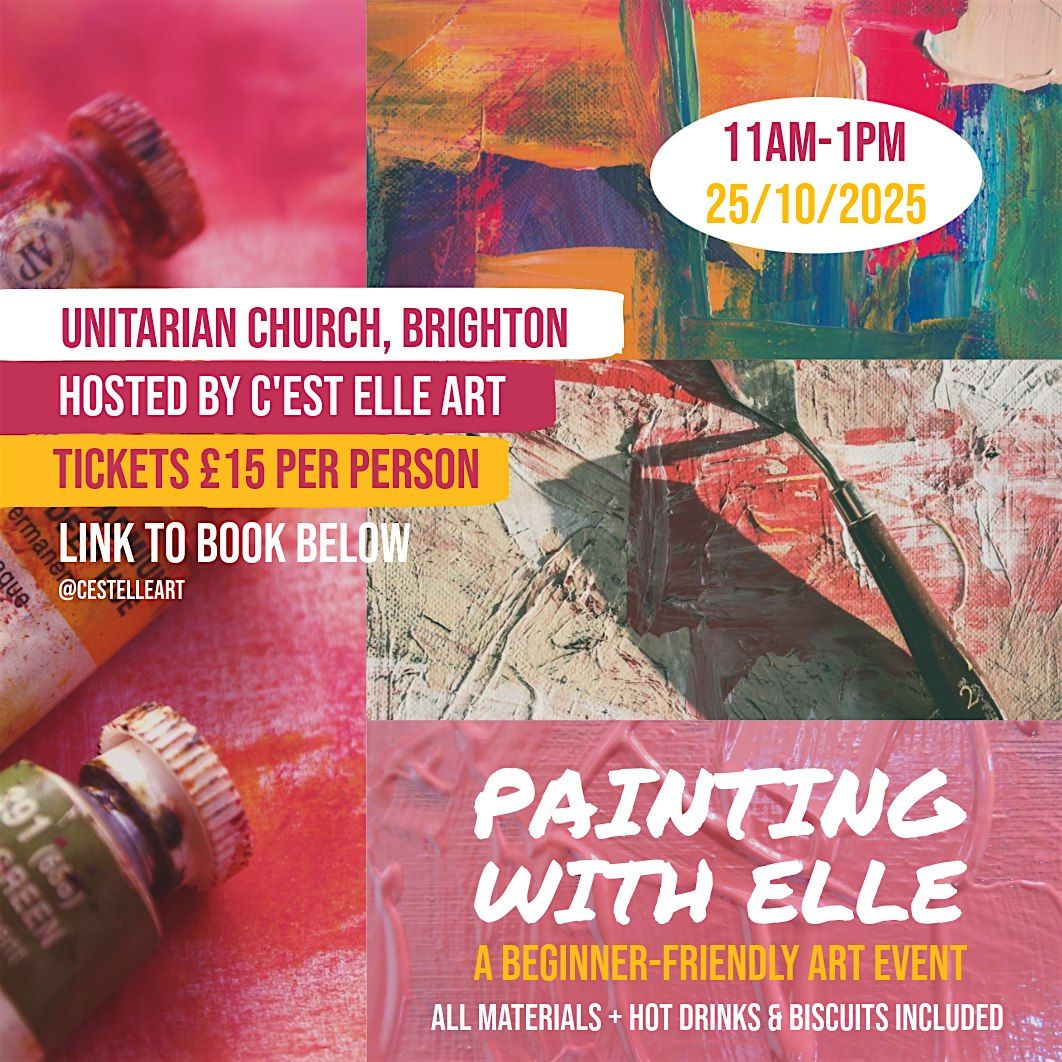 Painting with Elle: Art & social event in Brighton
