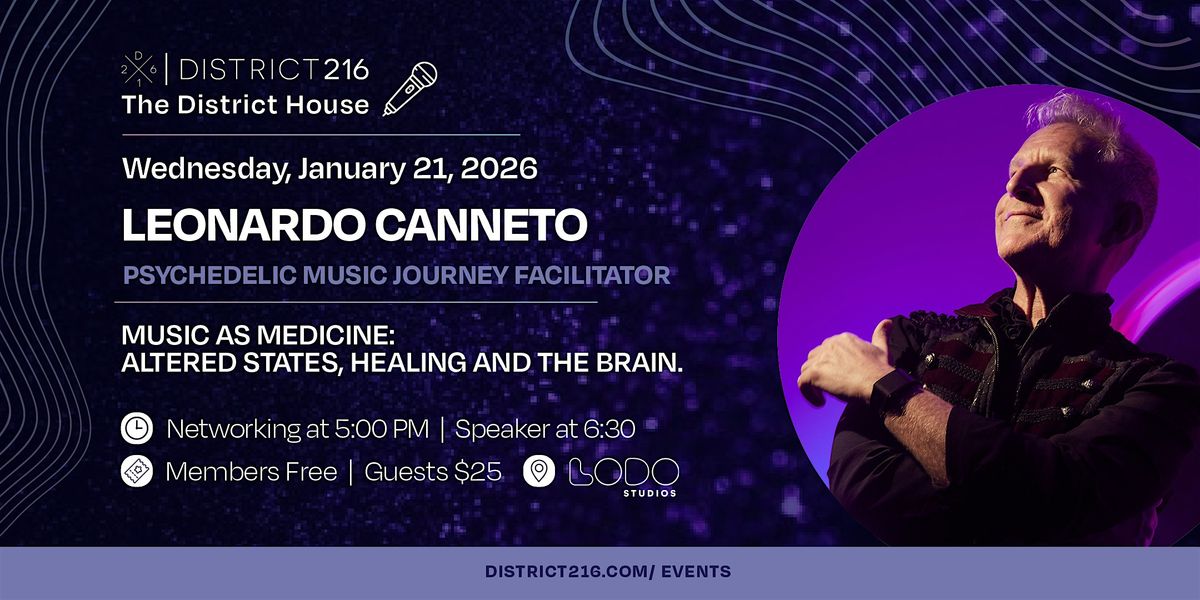 The District House (Wed. 01\/21 with Leonardo Canneto)