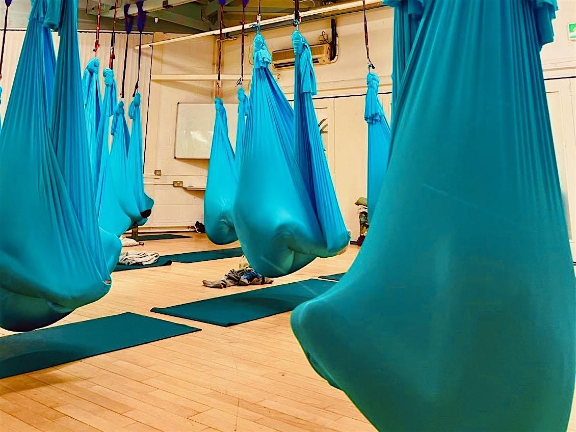 Aerial Sound Bath & Gentle Yin Yoga Flow: Edinburgh, 28th March, 12.45-2.15