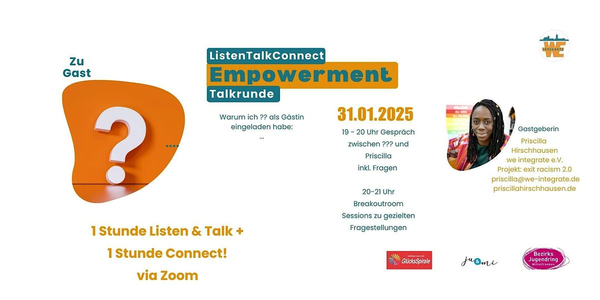 Listen Talk Connect 5 Empowermenttalk f\u00fcr BIPoC